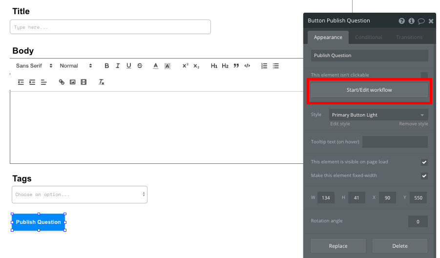 Stack Overflow Bubble No Code Walkthrough