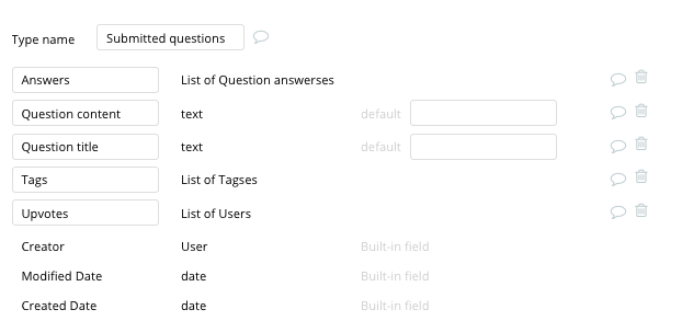Stack Overflow Bubble Clone Data Types Walkthrough