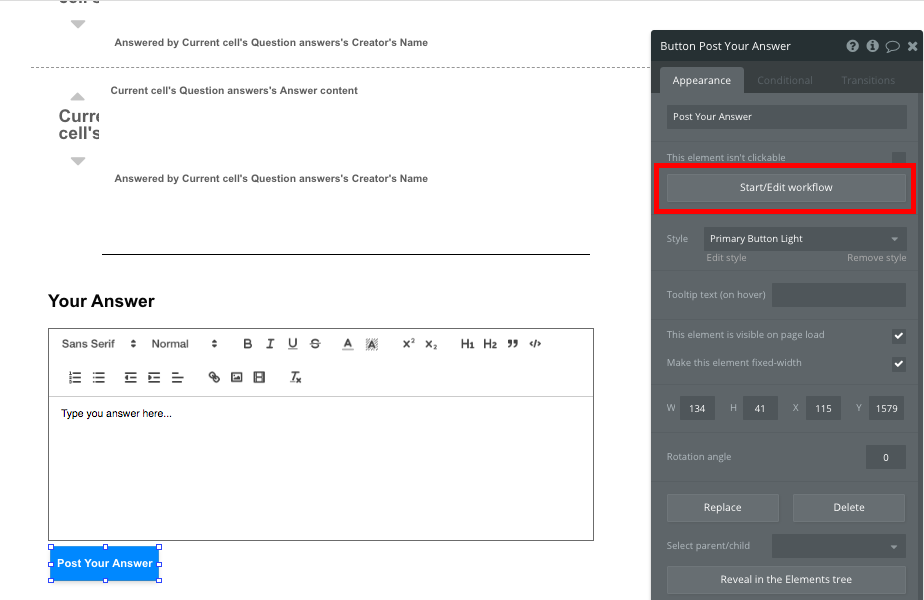 Stack Overflow Bubble No Code Walkthrough