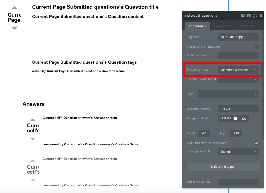 Stack Overflow Bubble No Code Walkthrough