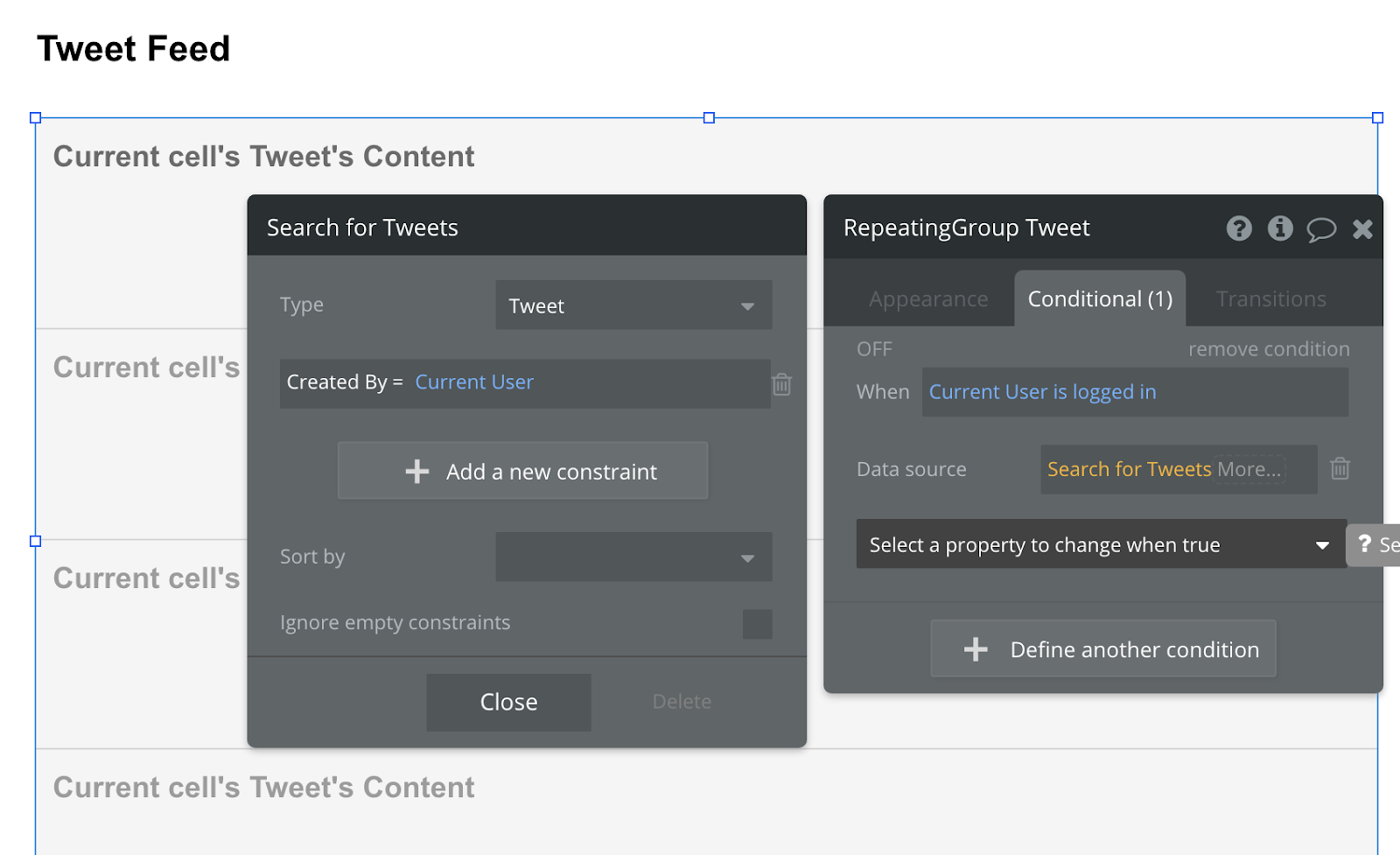 Bubble No Code Twitter Walkthrough Tutorial