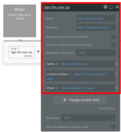 Bubble No Code Whatsapp Clone Signup Workflow Tutorial