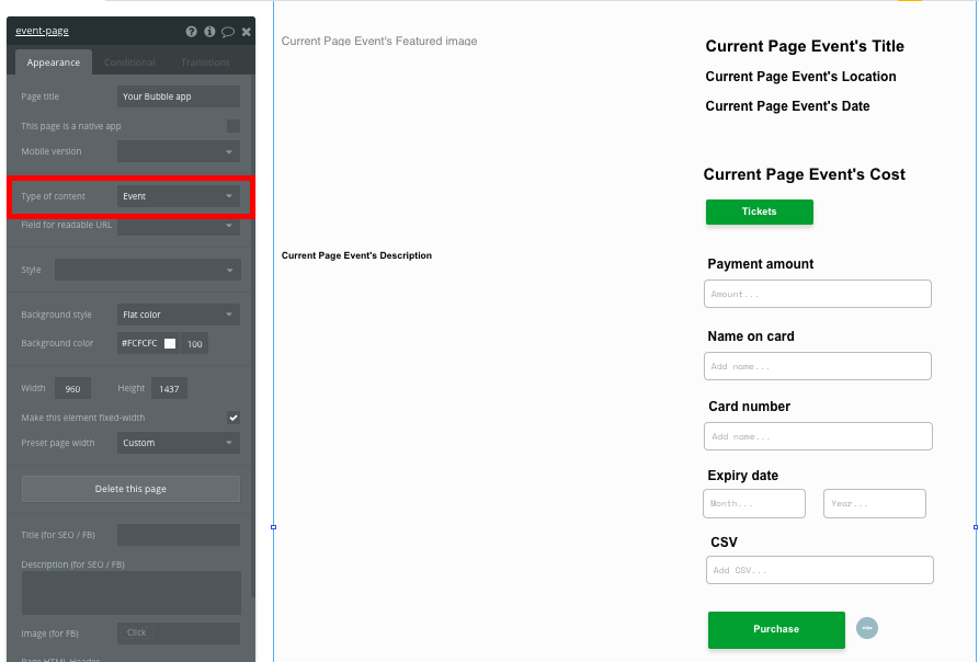 Bubble no code eventbrite clone walkthrough tutorial