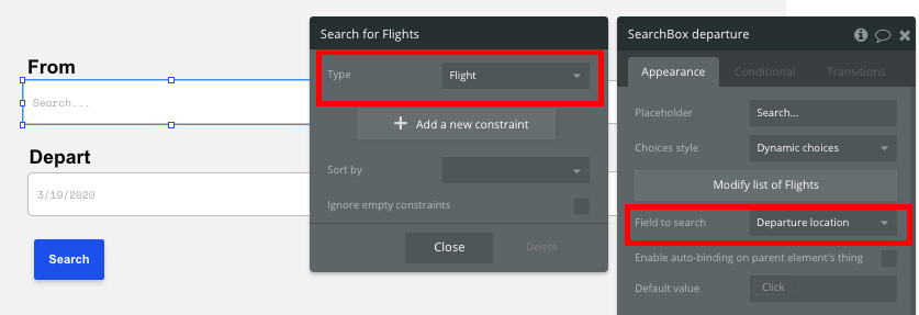 Bubble No Code Expedia clone walkthrough tutorial
