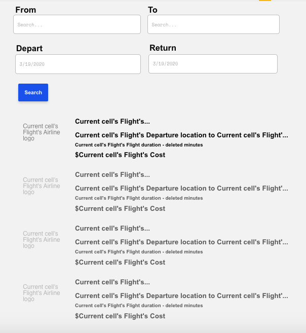 Bubble No Code Expedia clone walkthrough tutorial