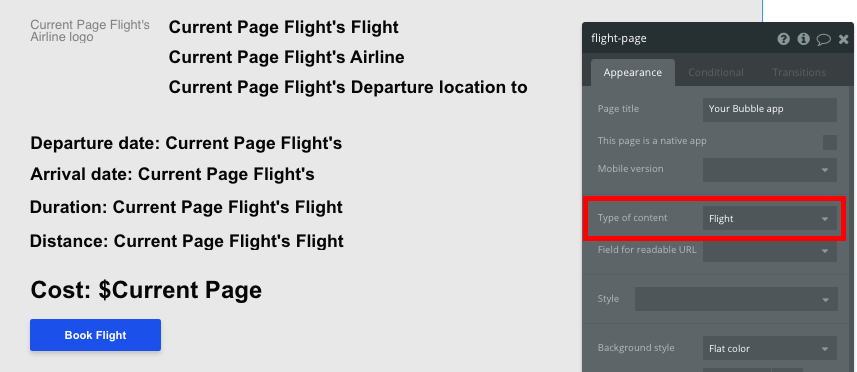 Bubble No Code Expedia clone walkthrough tutorial