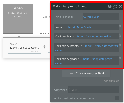 Bubble Uber Clone Make Changes To Current User Tutorial
