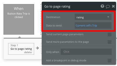 Bubble Workflow for Uber Clone Ratings Tutorial