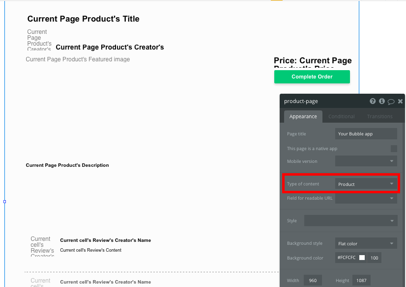 Bubble Freelancer Upwork Marketplace Clone Product Page Property Tutorial