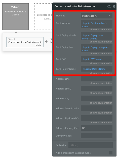 Tutorial Walkthrough Bubble payments example with Stripe