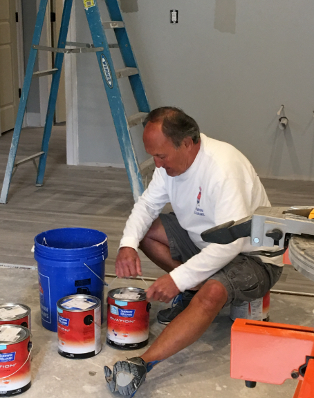 preparing paint for interior painting