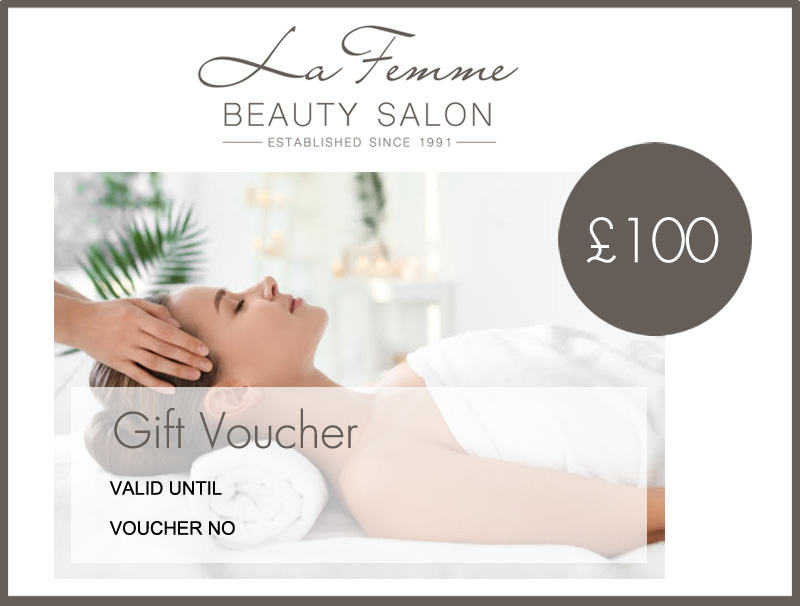 Gift Vouchers La Femme Beauty Salon in Farnham