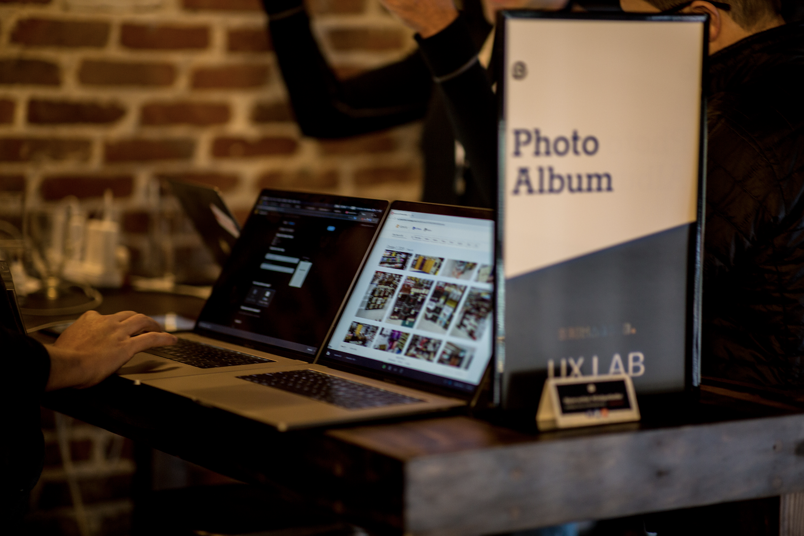 Image of our UX lab booth.