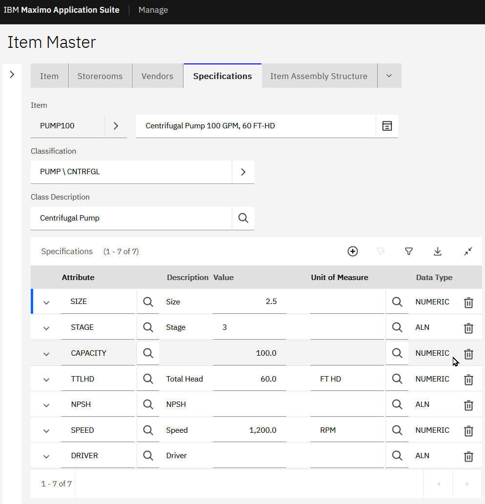 Maximo Data Sheets Simplify Specification Screens by Utilizing {CLASSSPECVALUE} in Maximo ...