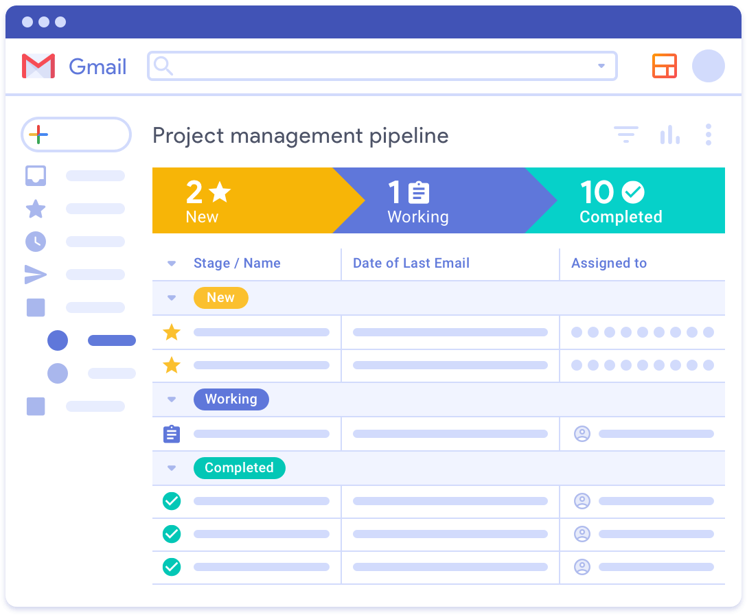 Streak project management pipeline