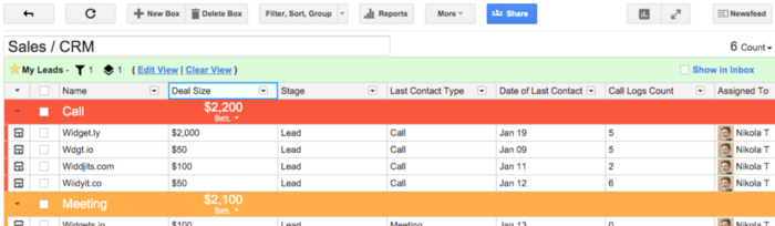 View of Reports Update: Use a Saved View to Create a Custom Chart! - Streak