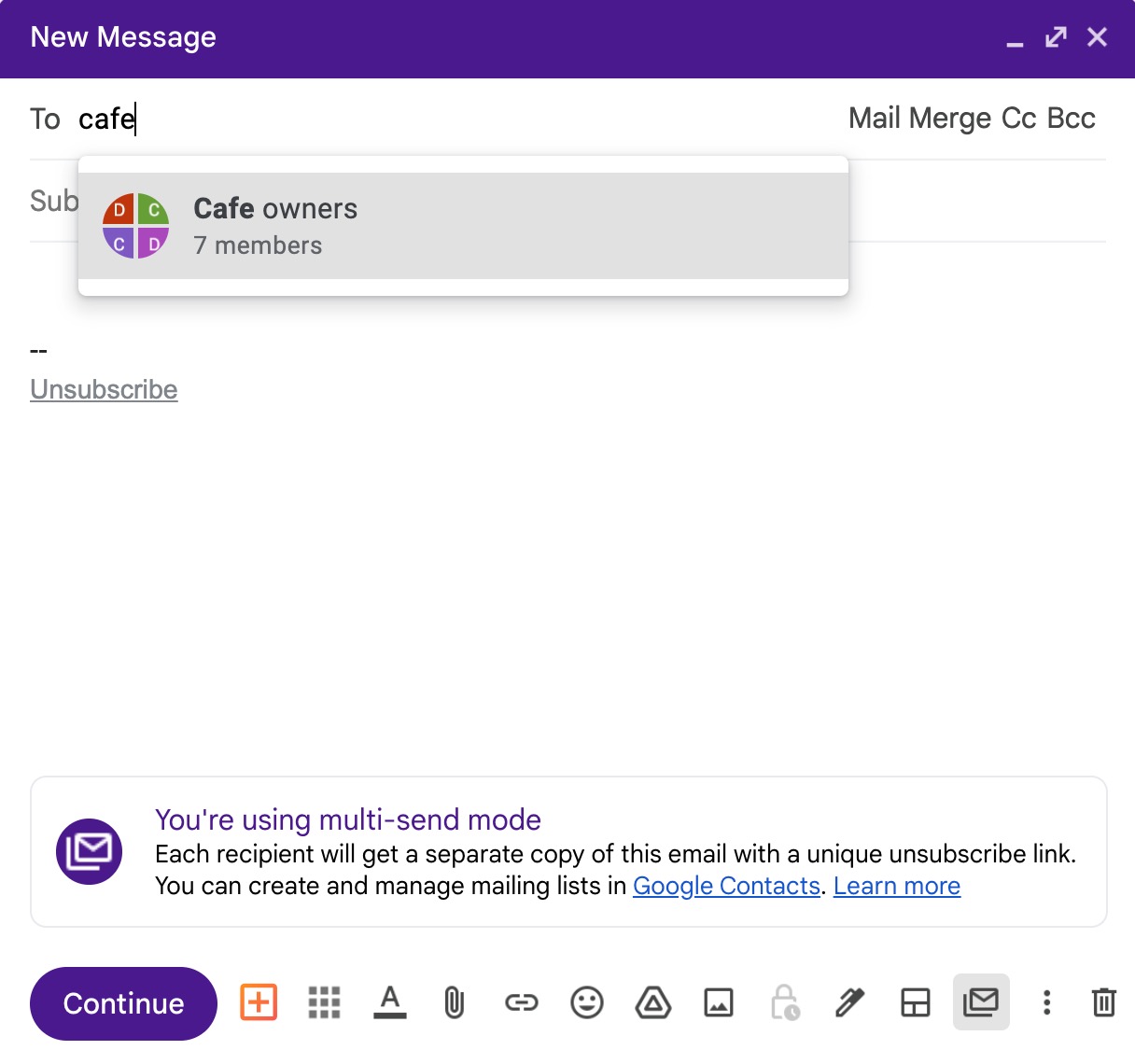 New Gmail mail merge (previously Gmail multisend) Streak