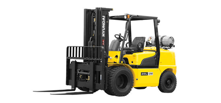 Hyundai Pneumatic Tire LP Powered Forklift