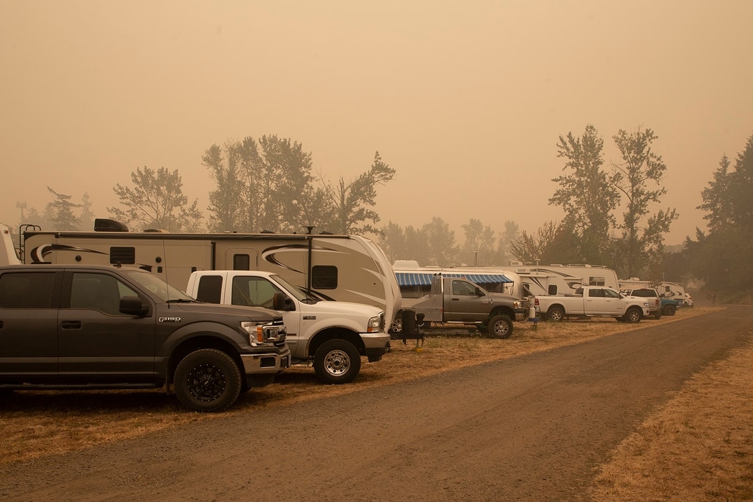 Gladstone Campgrounds Fire Evacuation Site