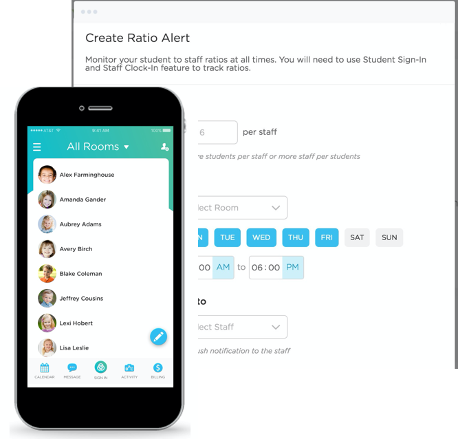 Procare Connect Child-Staff-Ratio