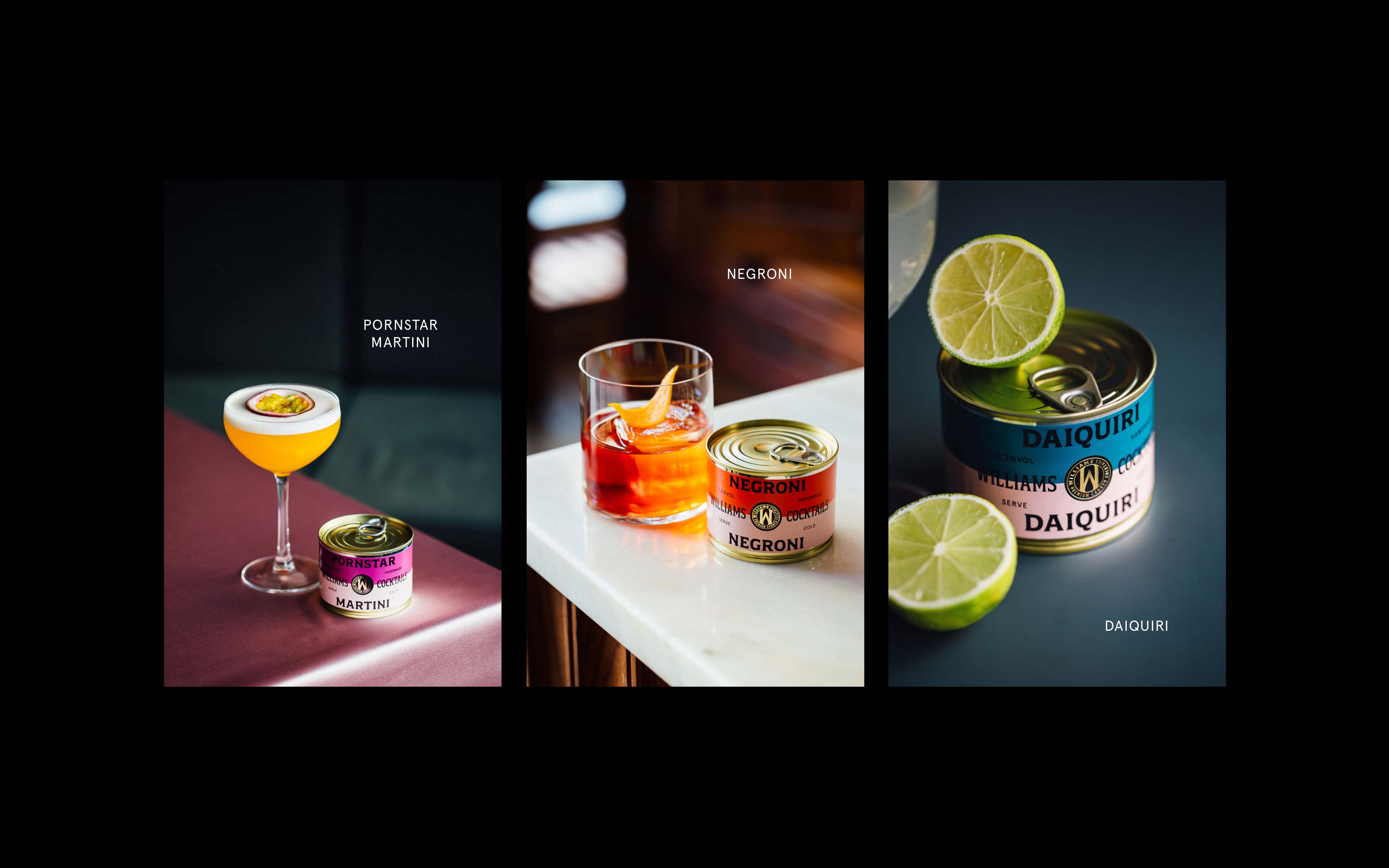 Williams Cocktails - Branding & Packaging