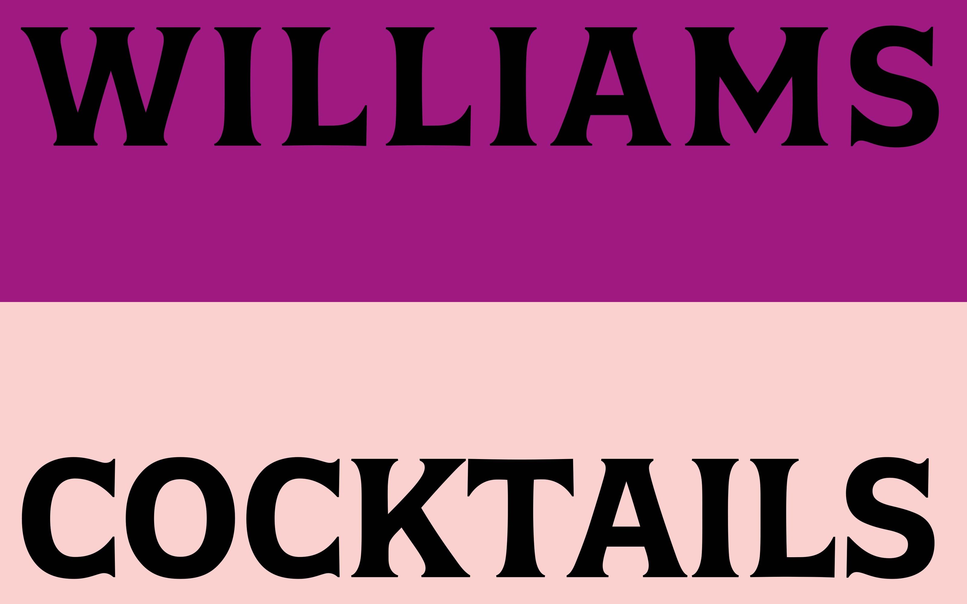 Williams Cocktails - Branding & Packaging