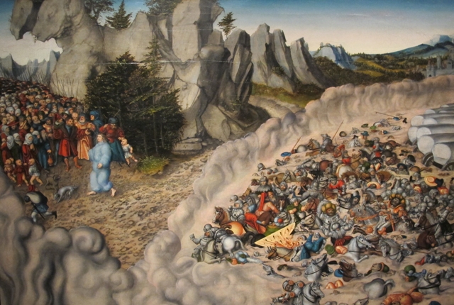 Does God Split the Sea in the Song of the Sea?