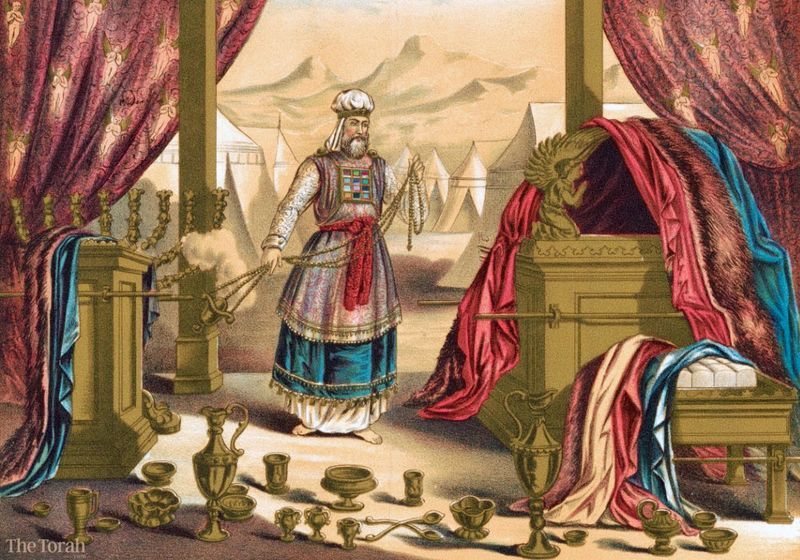 Colors of Holiness Clothing the High Priest to Match the Tabernacle