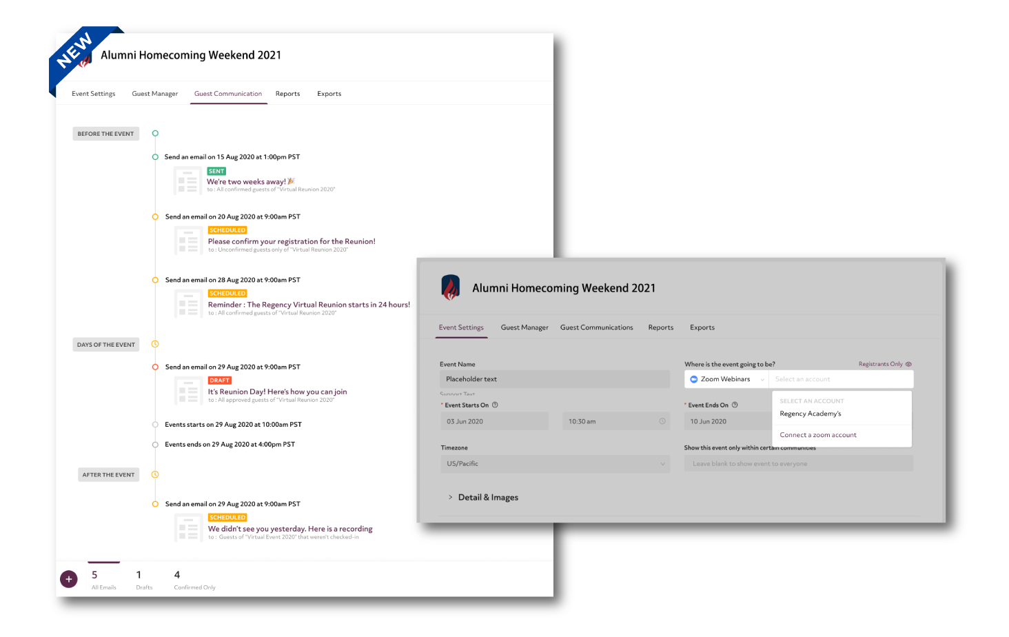 Event Management Software, Online Event Management System Almabase