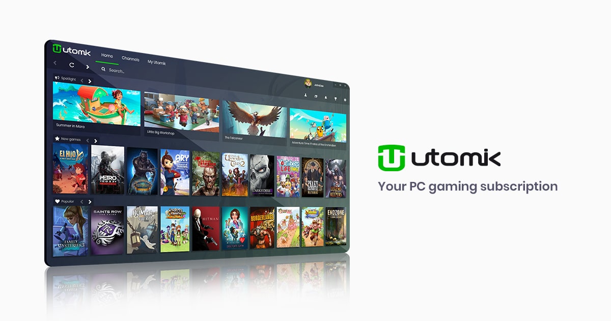 Utomik Your Unlimited PC Gaming Subscription