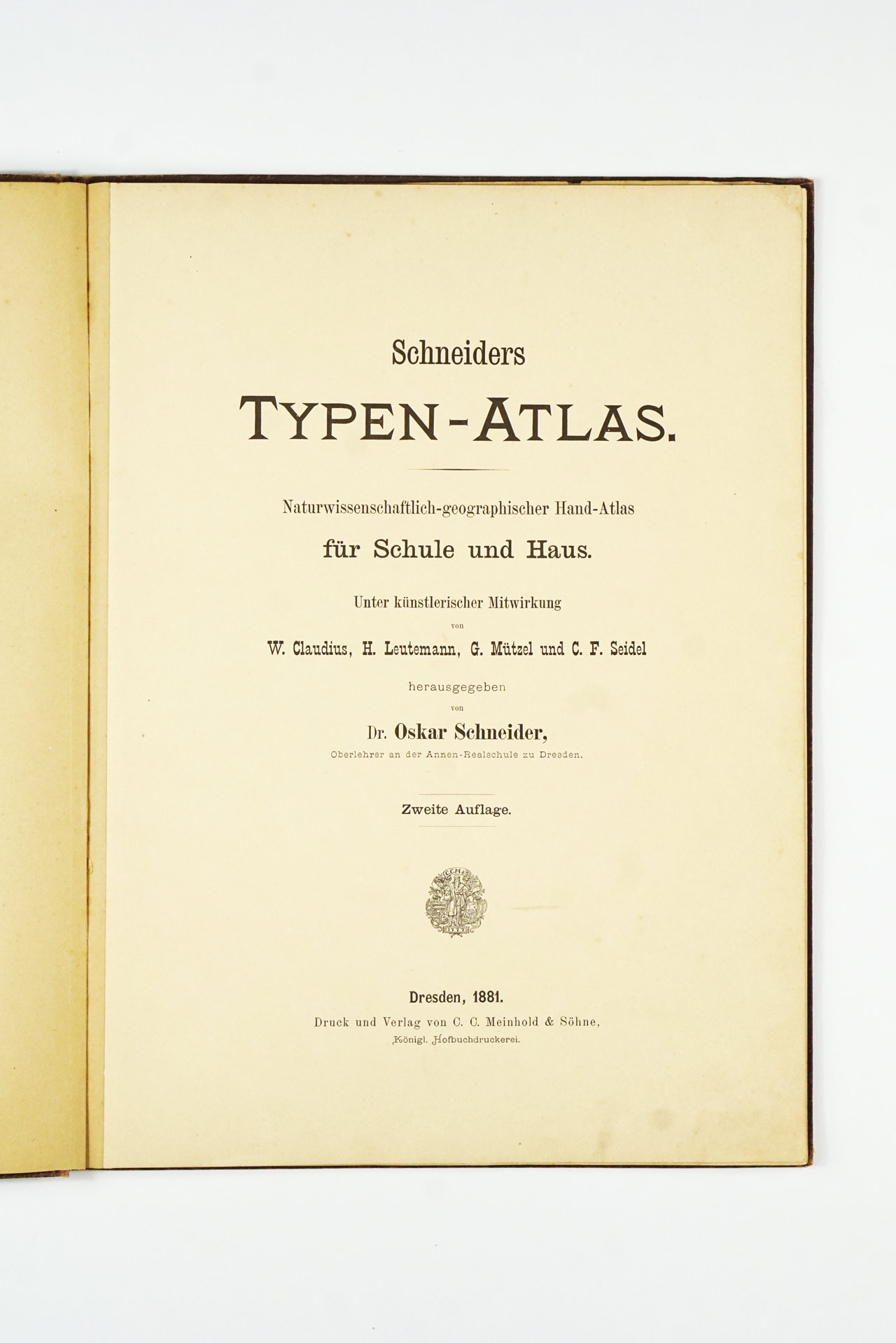 Schneiders Typen-Atlas, 1881
