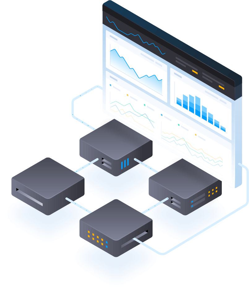 illustrations-of-connected-nodes-to-report-on-performance