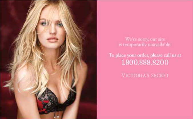 Victoria Secrets Maintenance Page