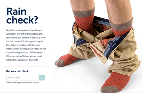 Bonobos's Cyber Monday coupon