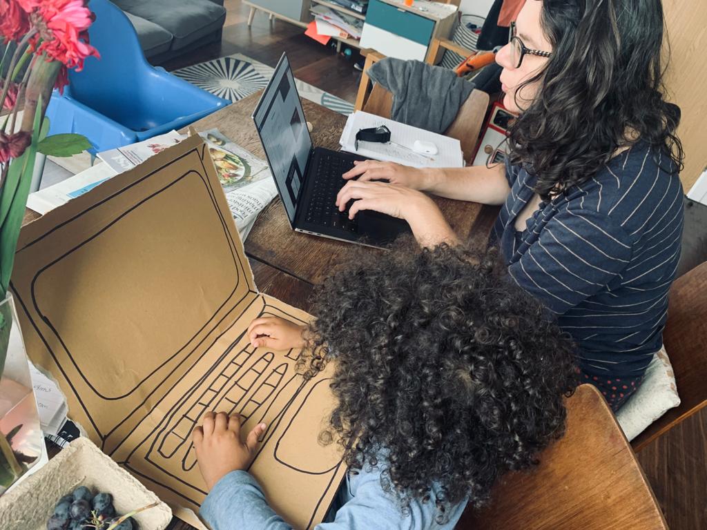 Juggling parenting while working from home
