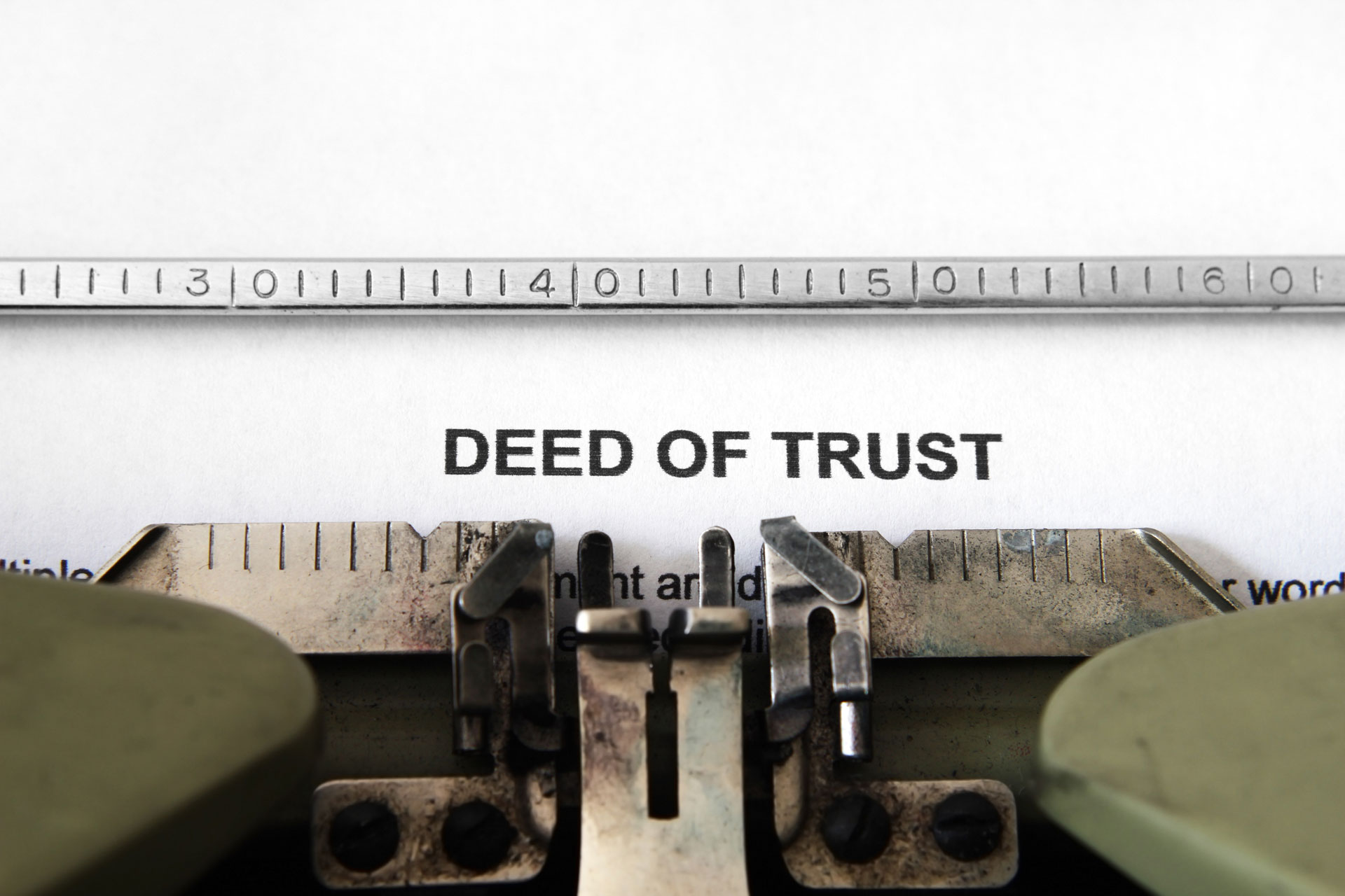 View of The Different Types and Security Clauses for Trust Deeds in Real Estate