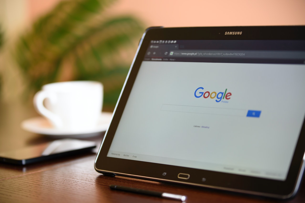 Google search on laptop las vegas marketing