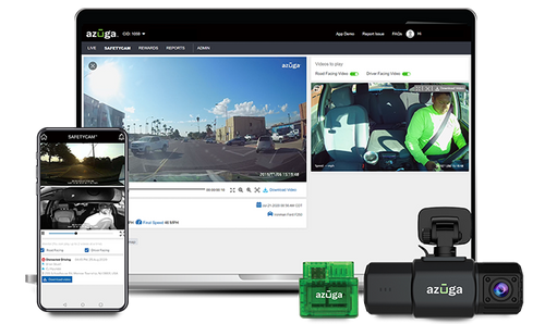 Fleet Dash Cameras Dual Facing with GPS For Driver Safety