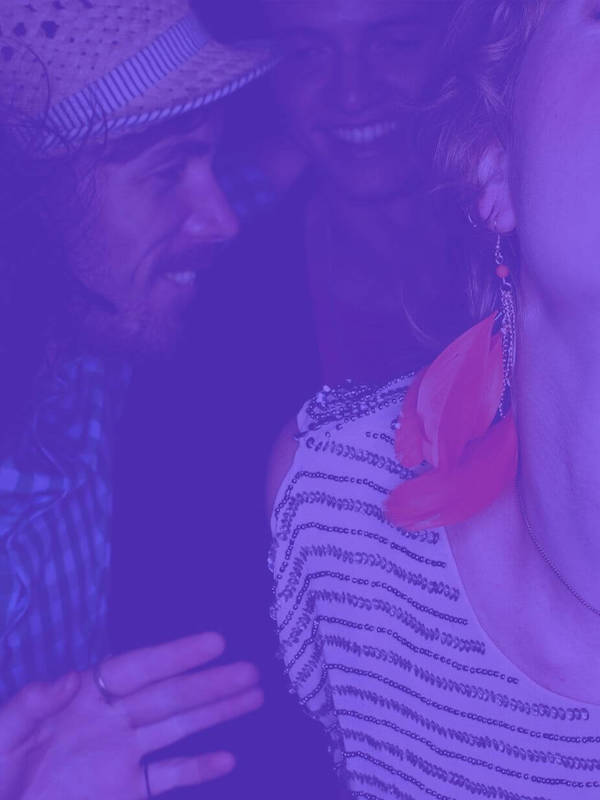 girl blowing kiss at social playground event