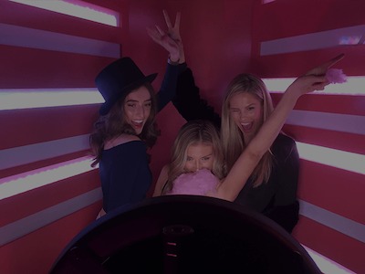 custom event set design and pop up at a brand activation