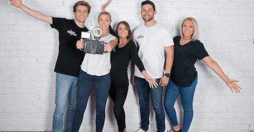 event staff at a social playground event