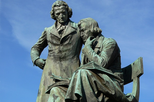 Brothers Grimm Staatue Hanau