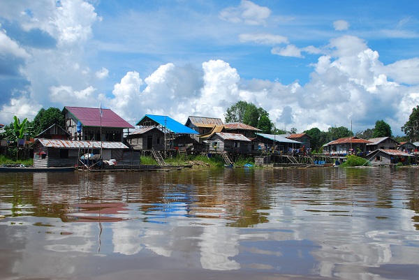 Borneo River Town