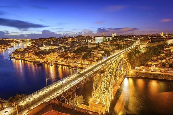 Dom Luis Bridge In Porto