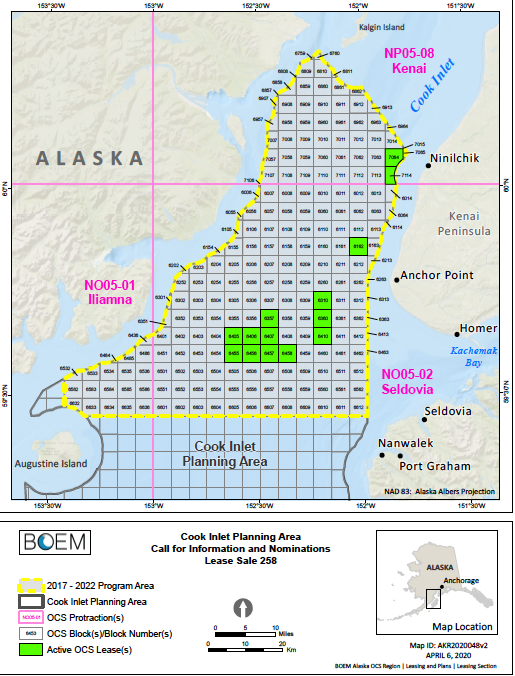 Lower Inlet Oil and Gas