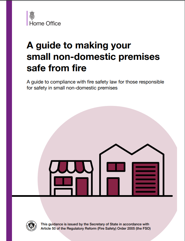 A guide to making your small nondomestic premises safe from fire