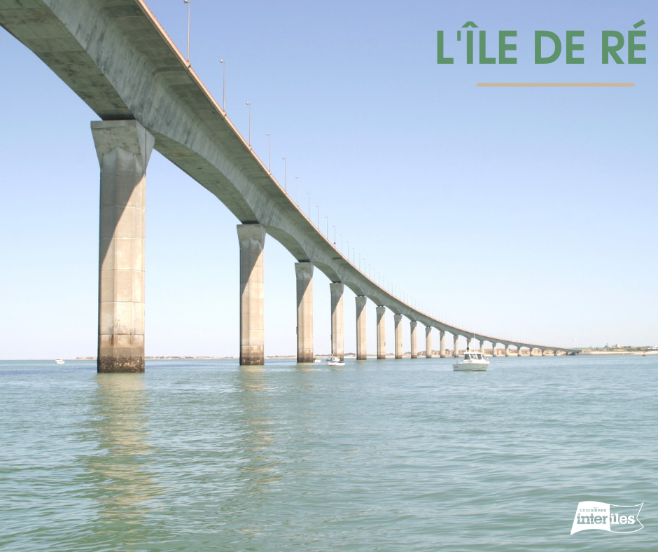 Passage sous le pont de l'île de Ré.