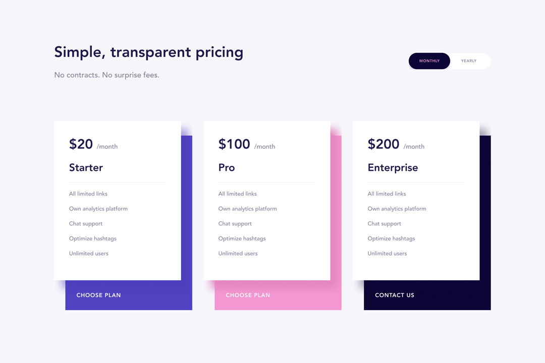 Webflow Pricing Cloneable