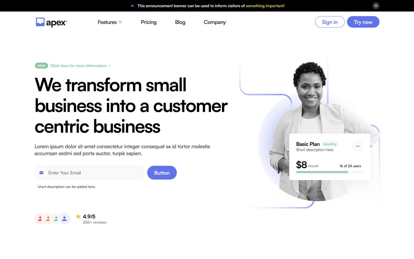 Webflow Header Component | Flowbase