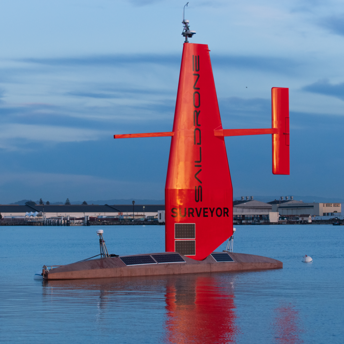 Saildrone Surveyor 72 foot autonomous vehicle
